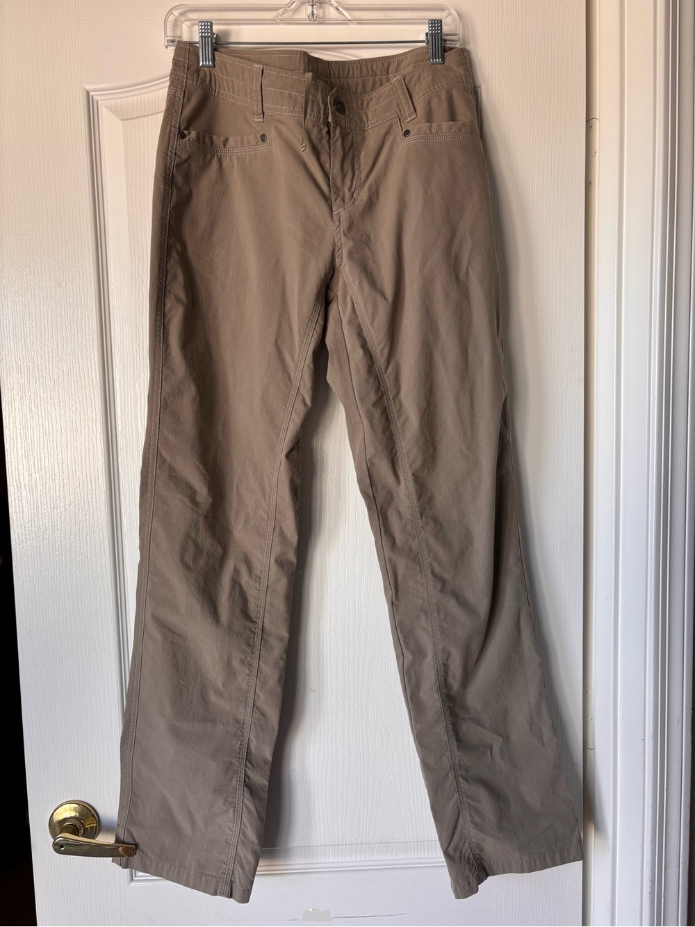 Kuhl Women's Hiking Pants khaki tan size 10 regular outdoor